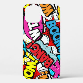 Pop Art Comic: Retro Nahtloses Muster Case-Mate iPhone Hülle