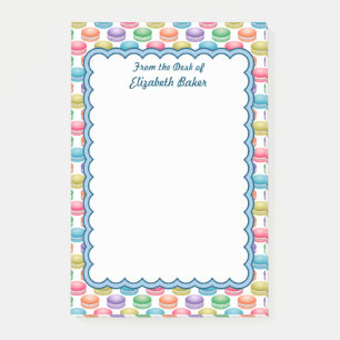 Pop Art Cookies Farbige Macarons Post-it Klebezettel