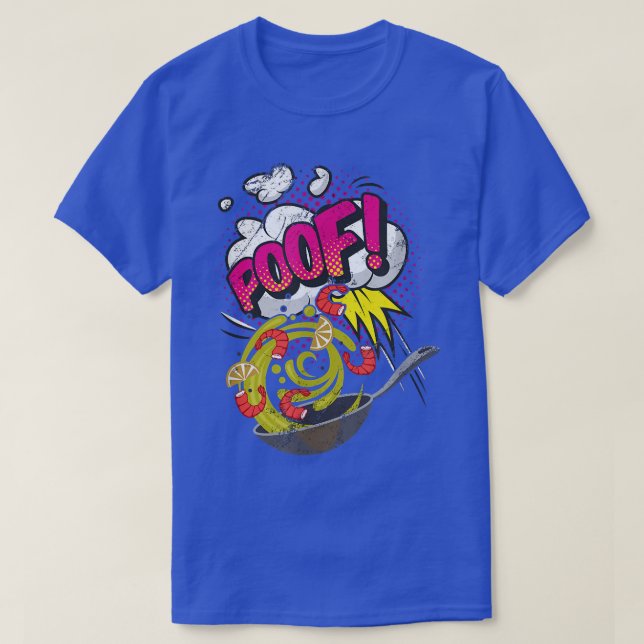 Pop Art Cooking Retro Comic Ristorante La Lanchett T-Shirt (Design vorne)