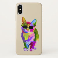 Pop Art cool Cat Kitty Art