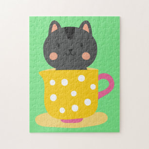 Pop Art coole Katze funky bunt herausfordernd