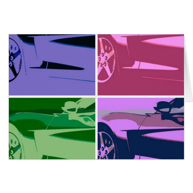 Pop Art Corvettes (Vorderseite (Horizontal))