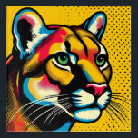 Pop Art Cougar 12 x 12 Akrylwall Art Acryl Wandkunst<br><div class="desc">Ein 12 x 12 Acrylwandkunst eines Pops Art Cougar! Originelles Kunstwerk!</div>