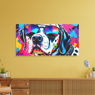 POP ART DALMATION 3 LEINWANDDRUCK