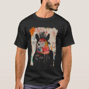 Pop Art Design mit einem Capybara auf dem Dach T-Shirt