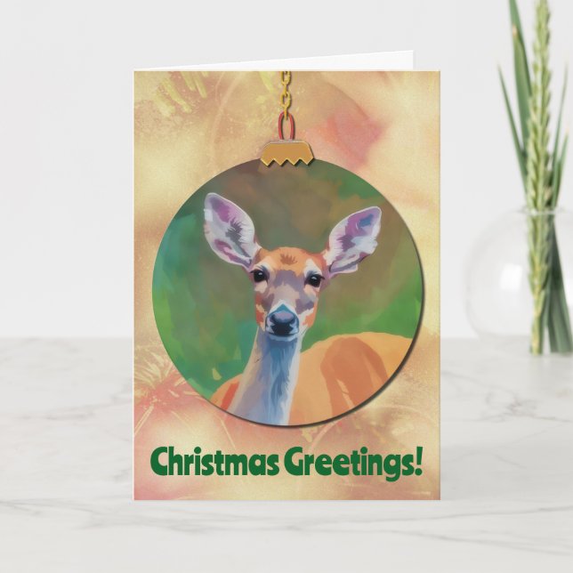 Pop Art Dez Art Nous Art Weihnachtskarte Karte (Vorderseite)