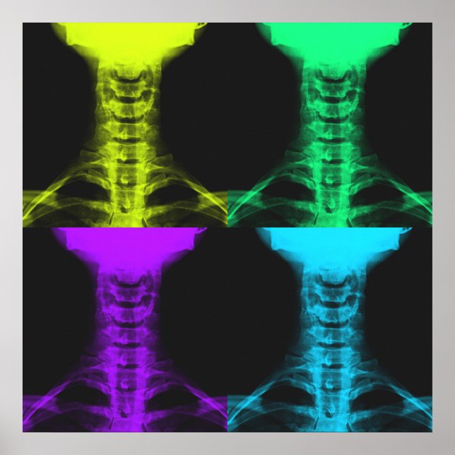 Pop Art Digital X-Ray Poster (Vorne)