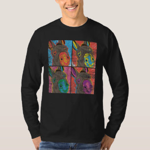 Pop Art Donkey Farm Tier Donkey T-Shirt