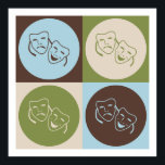 Pop Art Drama Poster<br><div class="desc">Pop Art Drama. Erleben Sie dieses lustige Design mit Ihrem Hobby,  Beruf oder Besessenheit auf großen T - Shirt,  Aufklebern & vielem mehr. Sie machen auch tolle Geschenke!</div>