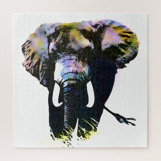 Pop Art Elephant - Tierbilder (Vertikal)