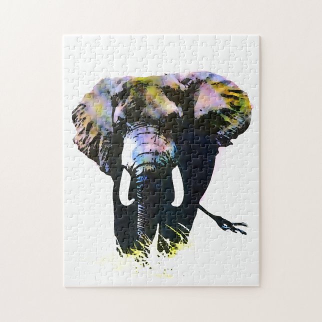 Pop Art Elephant - Tierbilder (Vertikal)