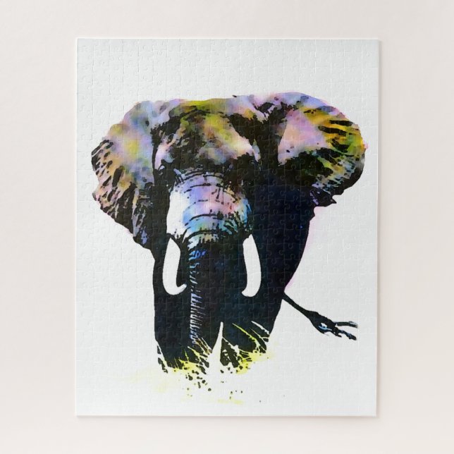 Pop Art Elephant - Tierbilder (Vertikal)