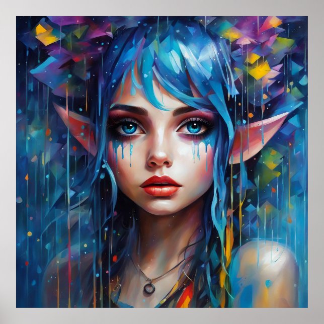 Pop Art Elf Poster (Vorne)