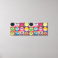 Pop Art Emoji Leinwand Art