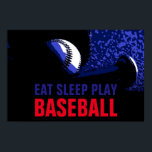 Pop Art Eros Bendato Poster<br><div class="desc">Popular American Game Artworks - Popular Sports - Baseball Game Ball Image.</div>