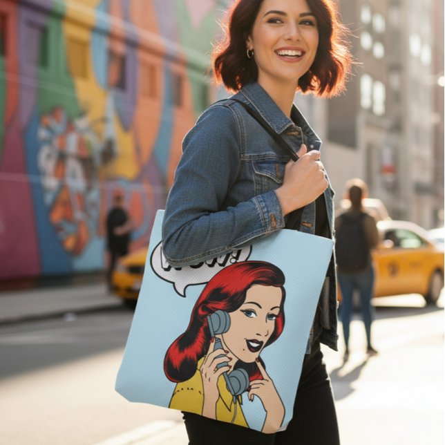 Pop Art Extravaganza Tote Bag (Créateur téléchargé)