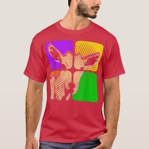 Pop Art Farm Tierziegenziege Lover Bauer Ziege T-Shirt