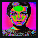 Pop Art Fashion Acryl Wandkunst<br><div class="desc">Ein Kunstwerk von Pop und Mode</div>