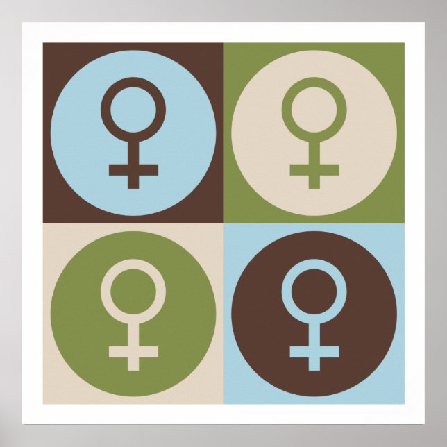 Pop Art Feminism Poster (Vorne)