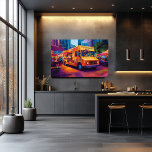 Pop Art Food Truck Street Scene Wall Art Poster<br><div class="desc">Diese lebendige Pop Art Food LKW Szene spiegelt den lebendigen Geist eines belebten Stadtmarktes wider. Mit kühnen Farben und einem fröhlichen LKW ist dieses Kunstwerk perfekt für Liebhaber von Lebensmitteln und für diejenigen, die die urbane Straßenkultur Liebe haben. Passen Sie die Vorderseite des LKW mit Ihrem Namen oder einer lustigen,...</div>