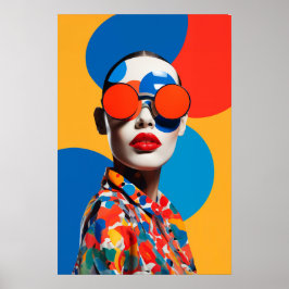 Pop Art Foto Collage Poster