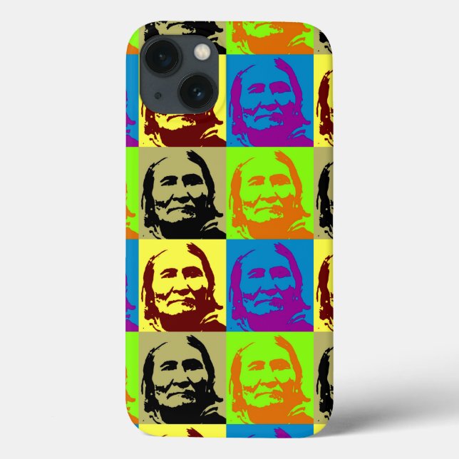 Pop Art Freedom Fighter Geronimo Case-Mate iPhone Hülle (Rückseite)