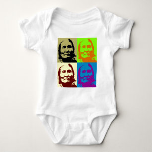 Pop-Art-Freiheitskämpfer Geronimo Baby Strampler