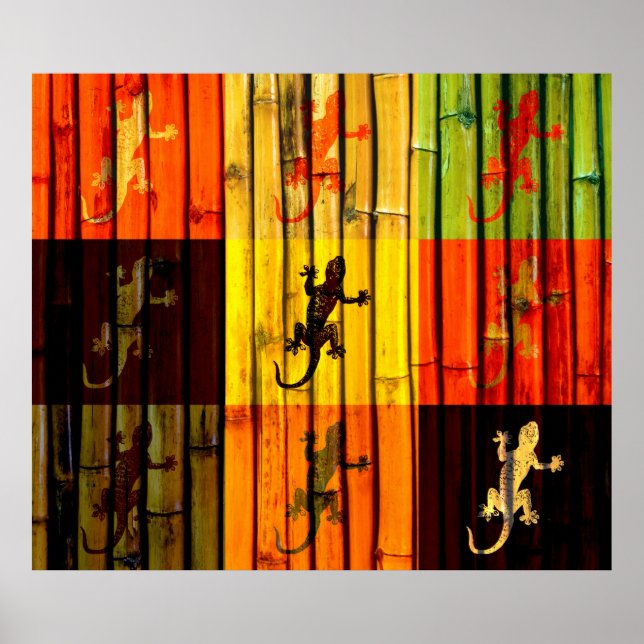 Pop Art Geckos Poster (Vorne)