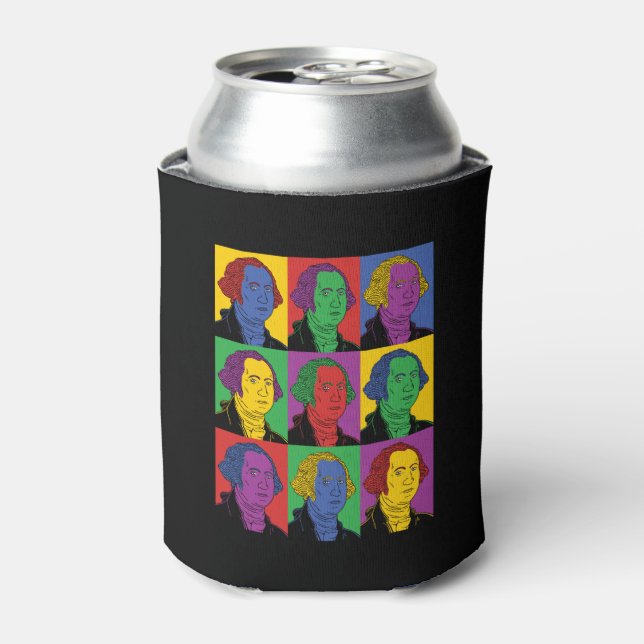 Pop Art George Washington Dosenkühler (Kanne Vorderseite)