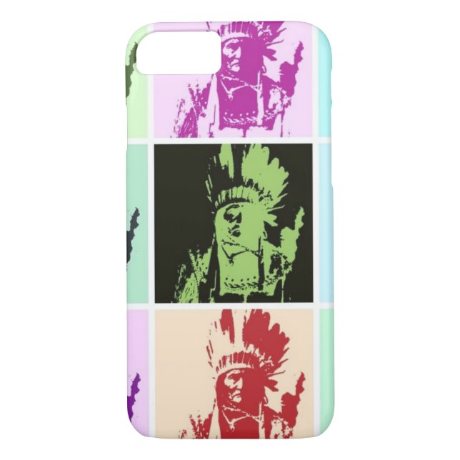 Pop Art Geronimo iPhone 7 Fall Case-Mate iPhone Hülle (Rückseite)