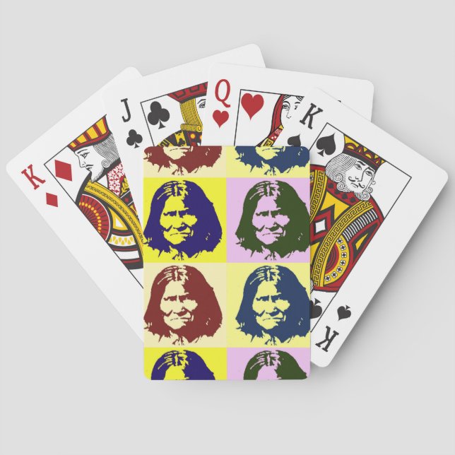 Pop Art Geronimo Spielkarten (Rückseite)