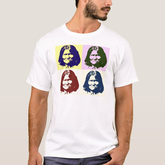Pop Art Geronimo T-Shirt (Vorderseite)