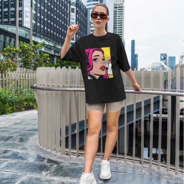 Pop Art Girl T-Shirt (Von Creator hochgeladen)