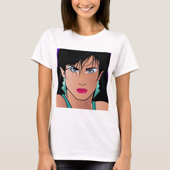 Pop Art Girl - Veronica T-Shirt (Vorderseite)