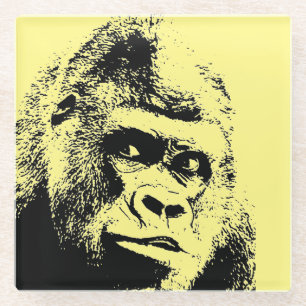 Pop Art Gorilla Glasuntersetzer
