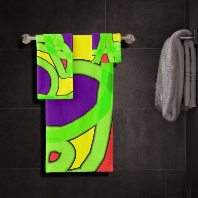 Pop Art Graffiti Badhandtuch Set (Von Creator hochgeladen)