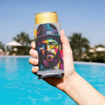 Pop-Art-Graffiti eines jüdischen Mannes