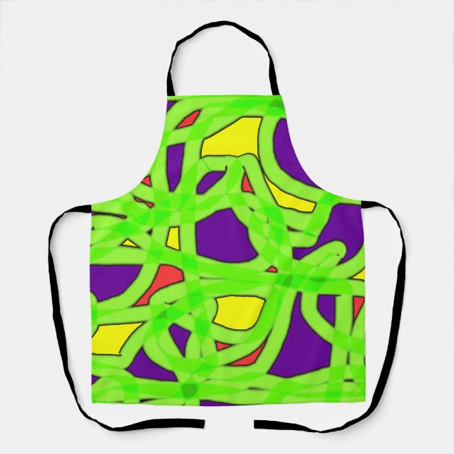 Pop Art Graffiti Schürze (Vorderseite)