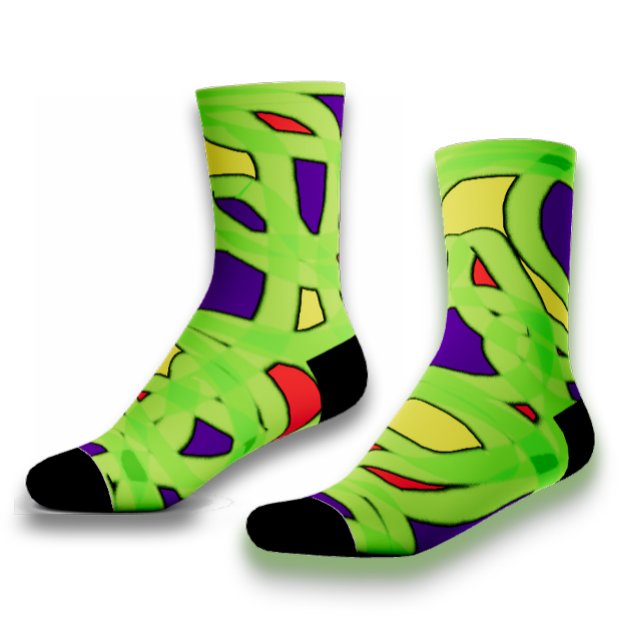 Pop Art Graffiti Socken (Von Creator hochgeladen)