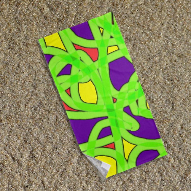 Pop Art Graffiti Strandtuch (Von Creator hochgeladen)