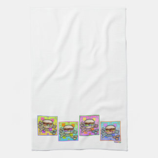 Pop Art HAMBURGER KITCHEN TOWEL Küchentuch