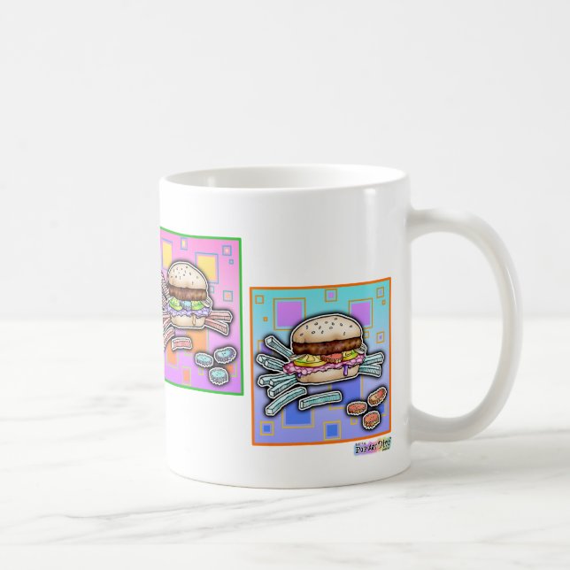 Pop Art HAMBURGER TASSE (Rechts)