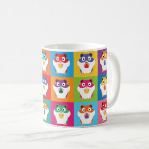 Pop Art Hamsters Café Mug