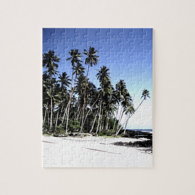 Pop Art Hawaii Island Travel Beach Palmen (Vertikal)