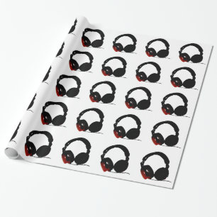 Pop Art Headphone Geschenkpapier