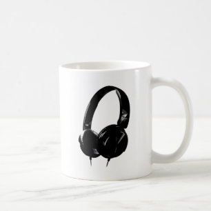 Pop Art Headphone Kaffeetasse