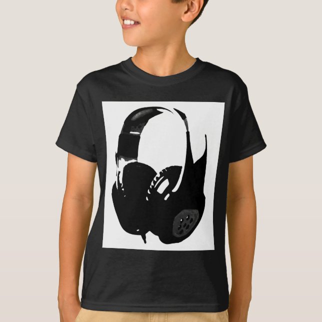 Pop Art Headphone T-Shirt (Vorderseite)