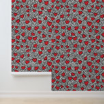 Pop Art Heart Pattern Tapete<br><div class="desc">Dieses lebendige Muster zeichnet sich durch fette, rote Herzen aus, die auf einem weißen Hintergrund mit dynamischen schwarzen Doodles verteilt sind. Das spielerische Design, das an die Pop-Kunst erinnert, verwendet starke Linien und skurrile Formen, um ein lebendiges und dynamisches visuelle zu schaffen. Die Gegenüberstellung von leuchtend roten Herzen und abstrakten...</div>