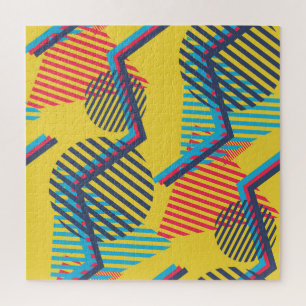 Pop-Art-Hintergrund, abstrakte geometrische Textur