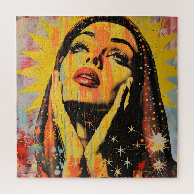Pop Art Holy Mary (Vertikal)
